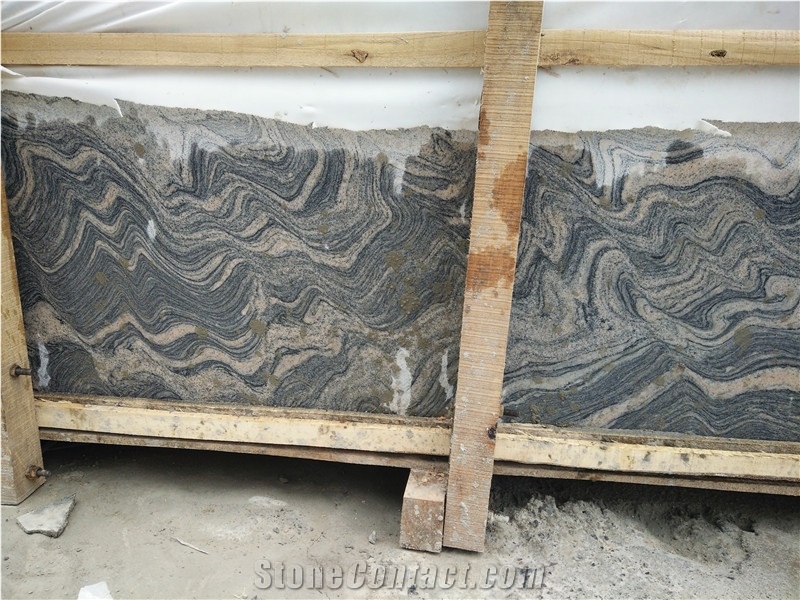 China Multicolor Pink Granite, China Juparana Granite, Polished Slab 210cm X 60 cm X 1.8cm
