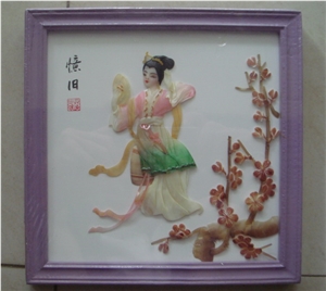 Art Works Made Of Mother Of Pearl