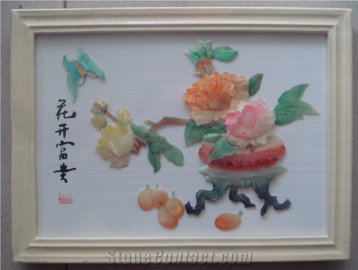 Art Works Made Of Mother Of Pearl