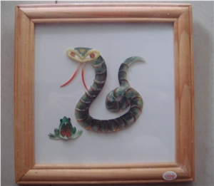 Art Works Made Of Mother Of Pearl
