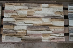 Grey Cultured Stone for Wall Cladding, Stacked Stone Veneer