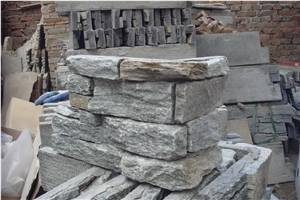 Grey Cultured Stone for Wall Cladding, Stacked Stone Veneer