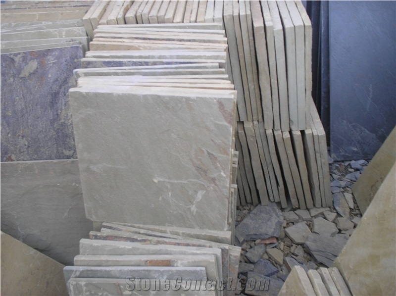 Grey Slate Tiles,Grey Slate Floor Patio Tiles,High Quality Factory Direct Grey Slate Pattern Paving Stone Flooring