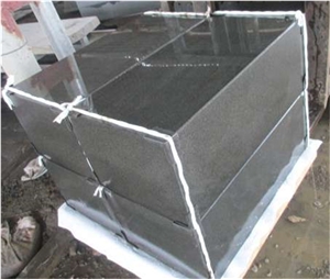 Hainan Black Basalt Kerbstone/Curbs Road Side Stone/ China Black Basalt Kerbstone
