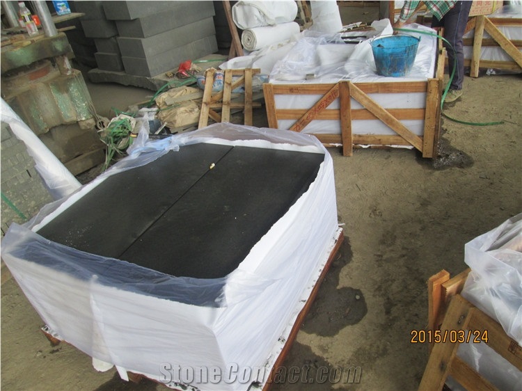 Hainan Black Basalt Kerbstone/Curbs Road Side Stone/ China Black Basalt Kerbstone