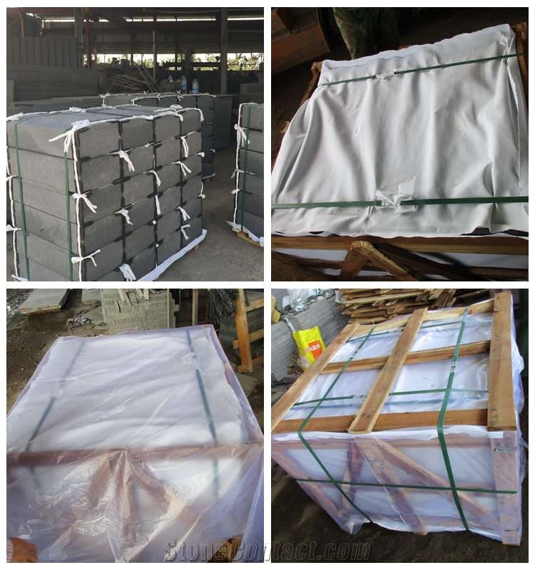 Hainan Black Basalt Kerbstone/Curbs Road Side Stone/ Kerbstone