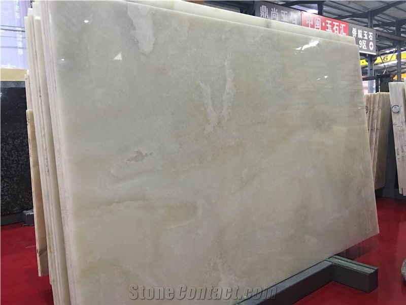 High Polished White Snow Onyx Slabs, Persian White Snow Onyx Slabs & Tiles