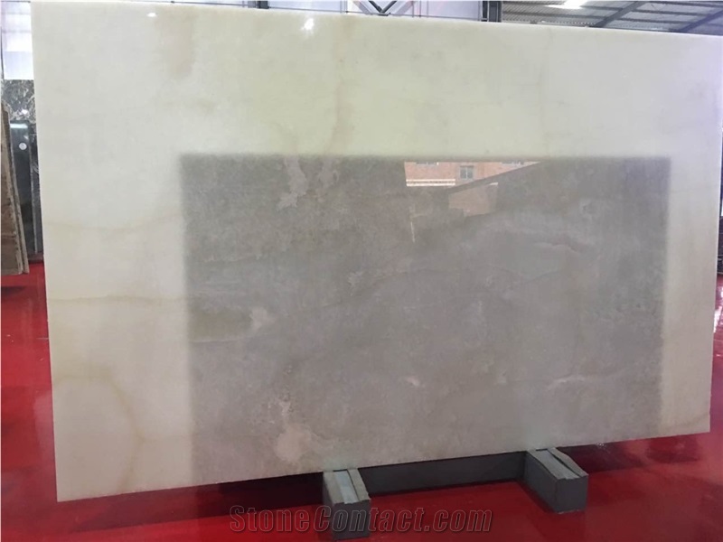 High Polished White Snow Onyx Slabs, Persian White Snow Onyx Slabs & Tiles