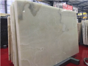 High Polished White Snow Onyx Slabs, Persian White Snow Onyx Slabs & Tiles