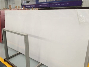 Pure White Quartz Kitchen Countertops/Pure White Quartz Kithen Island Top/Pure White Engineered Quartz Bar Tops