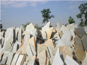 Slate Random Flagstone, Rusty Slate Flagstone,Landscaping Stones,Crazy Stone, Irregular Flagstone Landscape