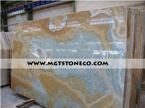 Aqua Blue Onyx Slabs & Tiles