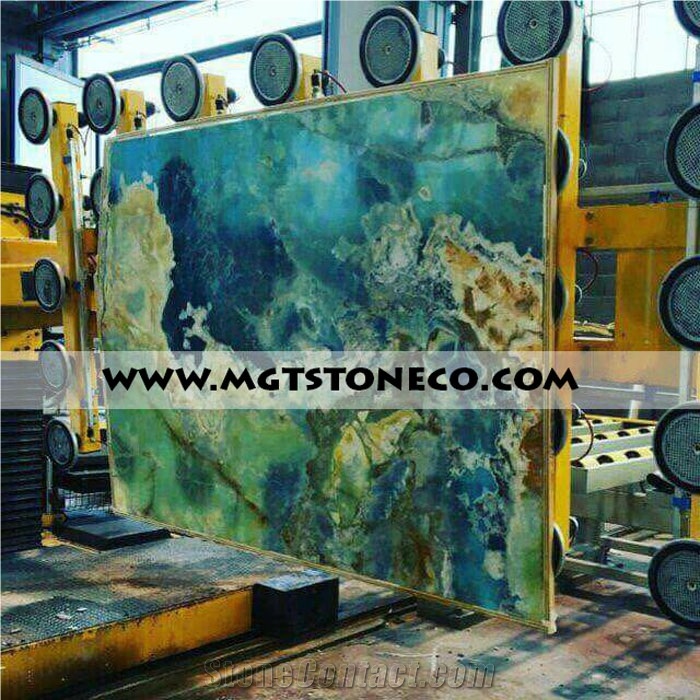 Blue Marsh Onyx Slab