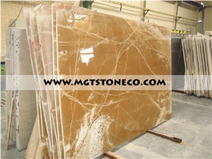 Iran Amber Onyx Slabs & Tiles, Iran Brown Onyx