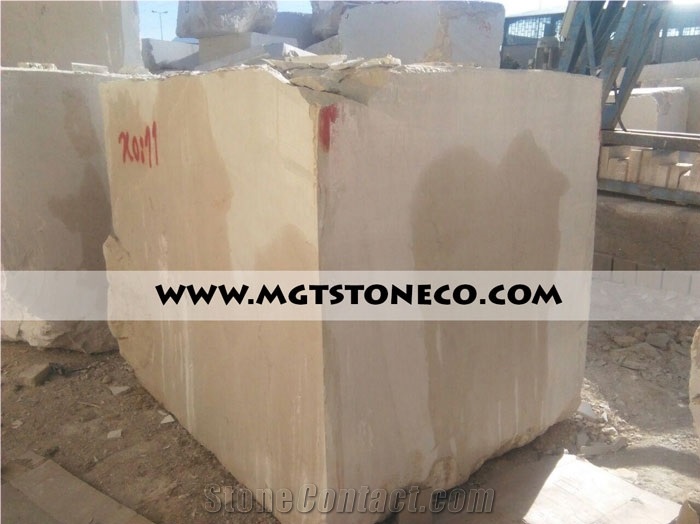 Iran Beige Boticcino Marble, Royal Botticino Beige Marble Block