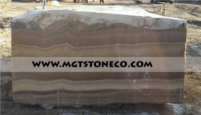 Iran Brown Onyx Blocks