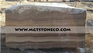 Iran Brown Onyx Blocks