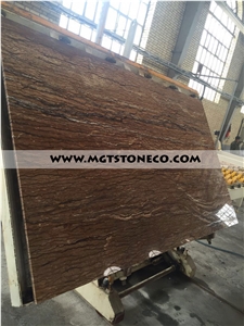 Iran Dark Brown Walnut Travertine Slabs & Tiles Iran Dark Brown Walnut Travertine Slabs & Tiles