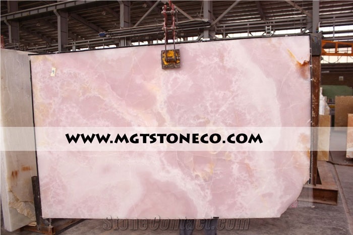 Iran Pink Onyx Slabs & Tiles