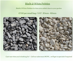 Black & White Pebbles