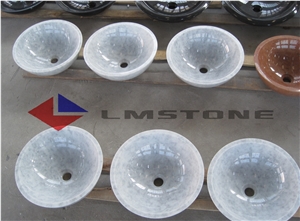 China Basins Vessel Sinks, Wholesale Sinks, Distributed Basins, Factory Nature Stone Sinks, Manufactured Cheap Round Wash Basins,Lm-07