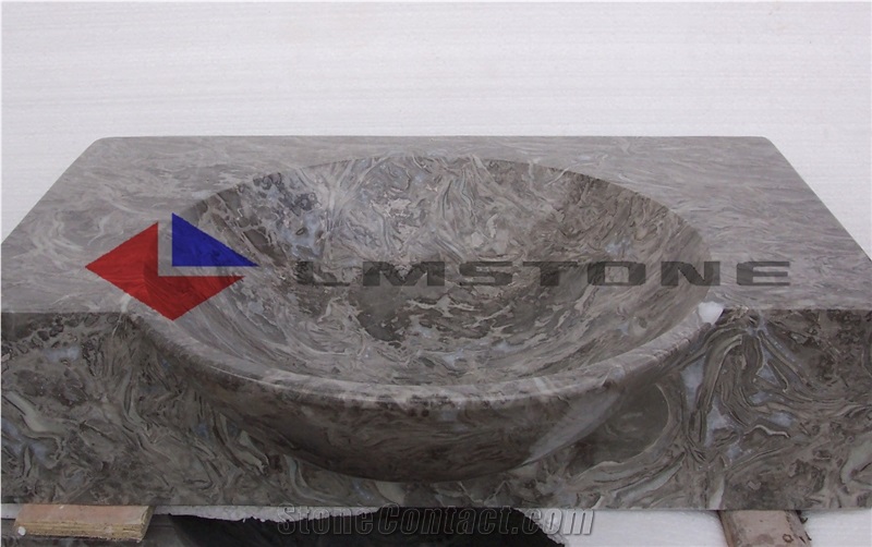 China Basins Vessel Sinks, Wholesale Sinks,Distributed Basins,Rosinfarm Basins, Factory Nature Stone Sinks, Manufactured Cheap Square Wash Basins,Lm-25