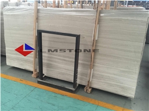 Crystal White Wooden Honed Marble ,Wooden Marble, White Wood Grain Marble ,Crystal Wooden Vein White Marble Honed Tiles,Serpeggiante White