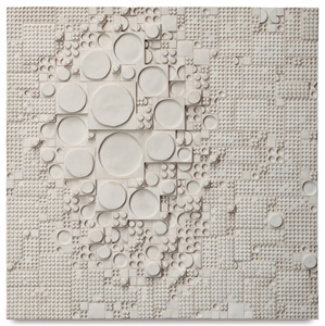 A Quality White Marble 3d Wall Relief Laser Engravings,Embossments