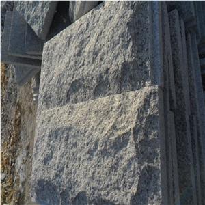 China Grey G603 Granite Mushroom Stone for Wall Cladding Split Face,Exterior Stone