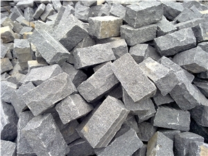 G654 Black Cube Stone Cobble Stone Paver Floor Covering,Garden Stepping Pavements,Exterior Pattern
