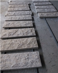G682 Sun Set Mushroomed Surface Stone for Wall Cladding, G682 Granite Mushroom Stone