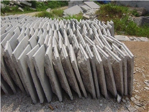 G682 Sun Set Mushroomed Surface Stone for Wall Cladding, G682 Granite Mushroom Stone