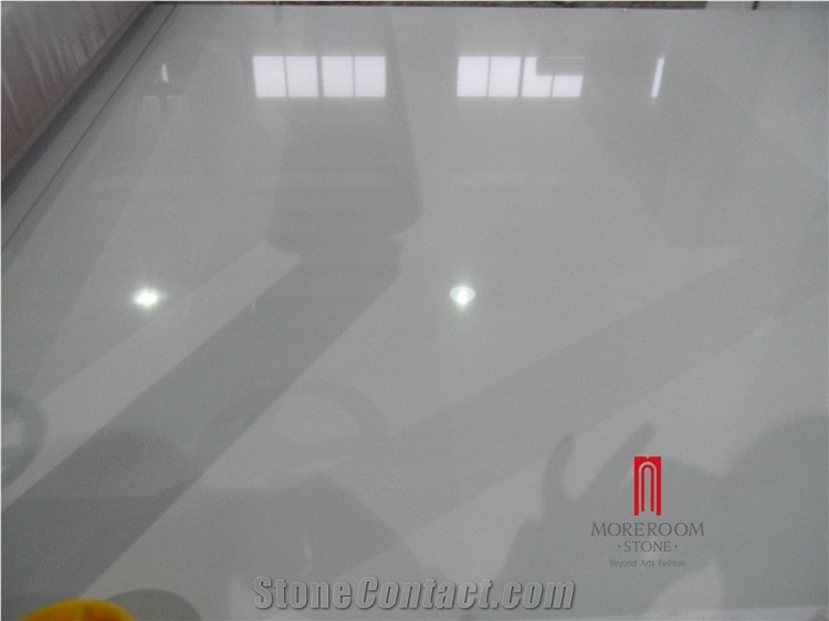 Big Size 126"*63" Artificial Pure White Quartz Stone Slab Price