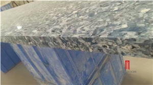 Customize Quartz Stone Countertop, Blue Quartz Kitchen Countertops