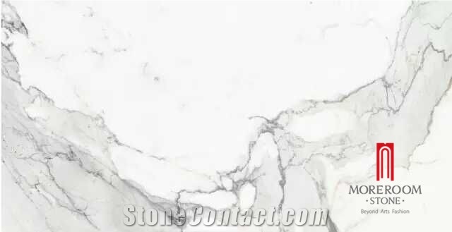 Foshan Porcelain Tiles That Looks Like Carrara and Calcatta White Marble for Luxury Decoration