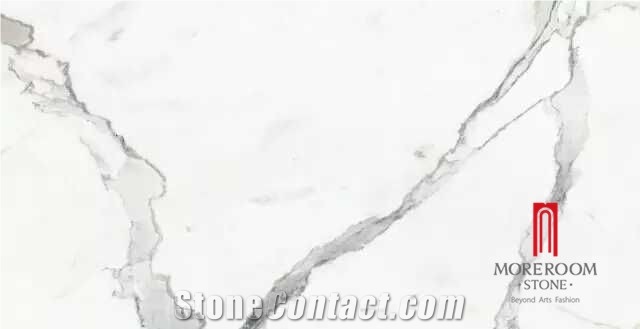 Foshan Porcelain Tiles That Looks Like Carrara and Calcatta White Marble for Luxury Decoration