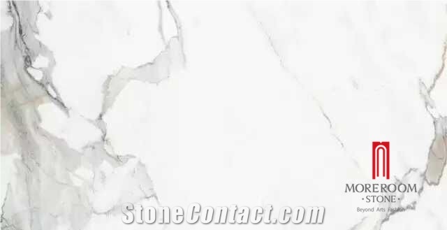 Foshan Porcelain Tiles That Looks Like Carrara and Calcatta White Marble for Luxury Decoration