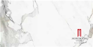 Foshan Porcelain Tiles That Looks Like Carrara and Calcatta White Marble for Luxury Decoration
