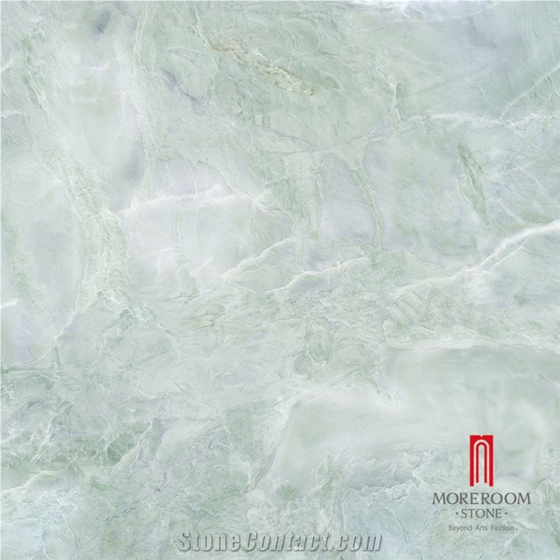 Gold Color Full Glazed Glossy Onyx Porcelain Tile Look Like Onyx