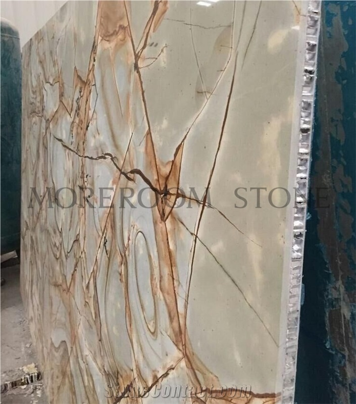 Green Marble Honeycomb for Wall, Marble Honeycomb Panels