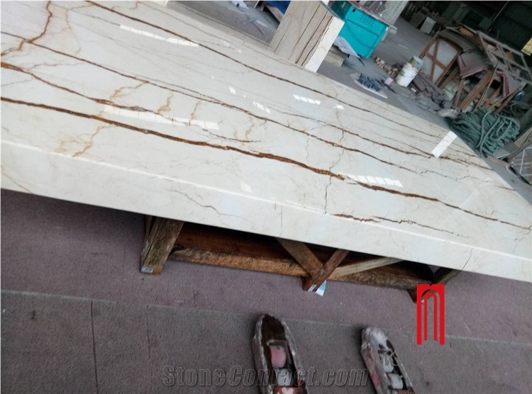 Thin Marble with Alumnium Honeycomb Panel Backing Marble Kitchen Tops