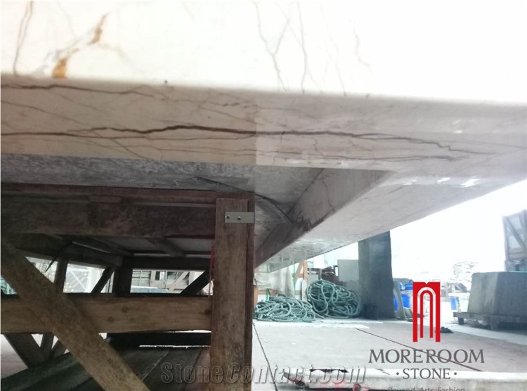 Thin Marble with Alumnium Honeycomb Panel Backing Marble Kitchen Tops