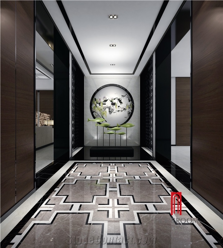 Water-Jet Porcelain Floor and Wall Tiles for Home and Commercial Flooring