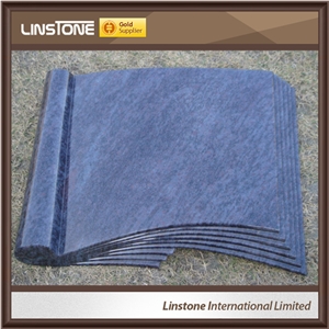 Cheap China Blue Bahama Granite Large Headstone for Sale