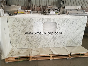 Andromeda White Granite countertop& Andromeda White Kitchen top