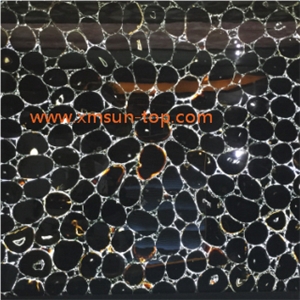 Black Agate Stone Slabs, Luxury Black Semiprecious Stone Slab&Tile, Decoration Semi Precious Wall & Floor Covering, Black Agate Gemstone, Agate Precious Stone Slabs&Customized, Brown Gemstone Tiles
