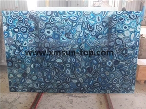Blue Agate Semiprecious Stone Door Surround/Blue Semi Precious Stone Panels/Blue Semiprecious Door Arch/Natural Stone Door Frame/Stone Skirting Boards/Interior Decoration