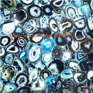 Blue Agate Stone Slabs, Luxury Blue Semiprecious Stone Slab&Tile, Decoration Semi Precious Wall & Floor Covering, Blue Agate Gemstone, Agate Precious Stone Slabs&Customized, Blue Gemstone Tiles