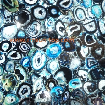 Blue Agate Stone Slabs, Luxury Blue Semiprecious Stone Slab&Tile, Decoration Semi Precious Wall & Floor Covering, Blue Agate Gemstone, Agate Precious Stone Slabs&Customized, Blue Gemstone Tiles