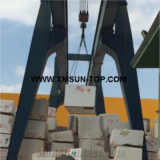 Crystal White Marble Block Own Quarry/New White Marble Stone/Snow White Marble Block/White Marble with Natural Ice Cracks